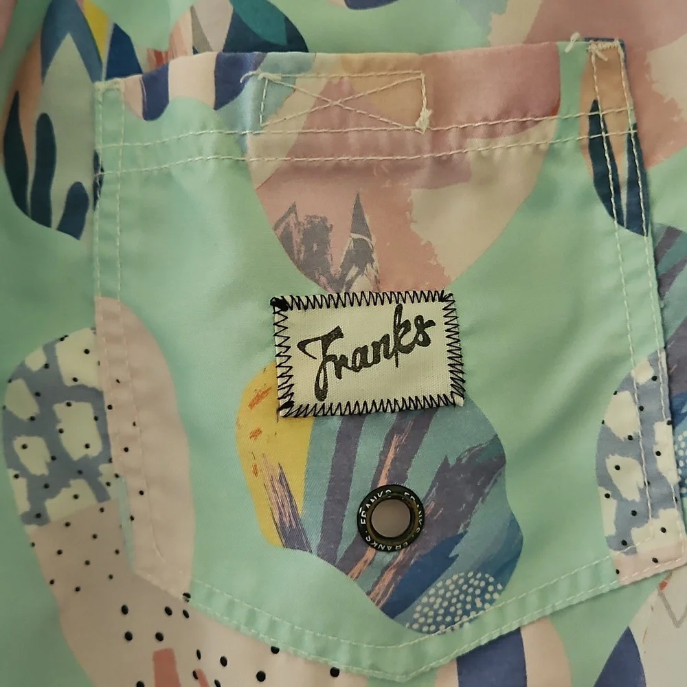 Frank's Australia Summer‎ Swim Trunks Pastel Size Small